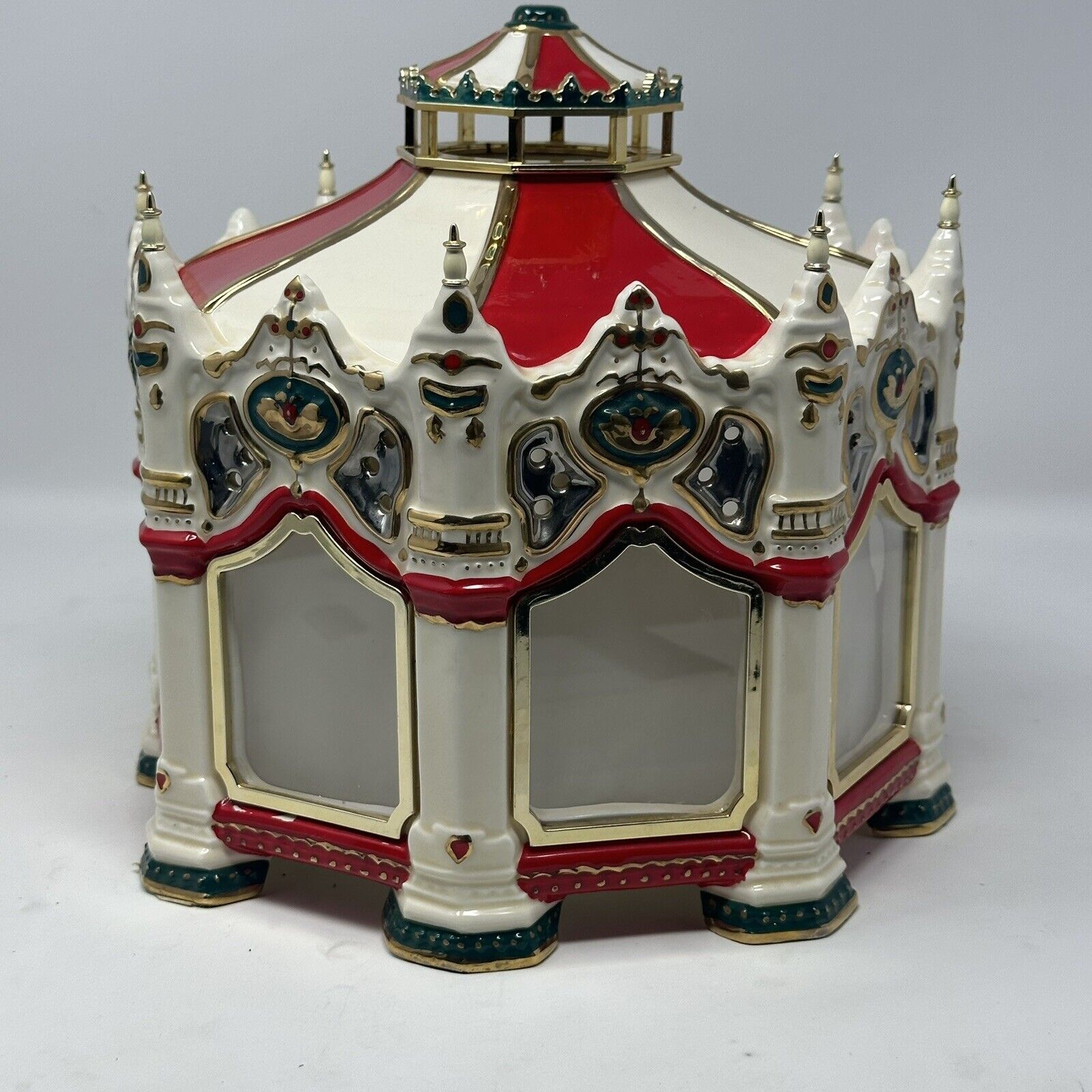 Dept 56 THE CARNIVAL CAROUSEL Musical - Snow Village #54933 - No Charger