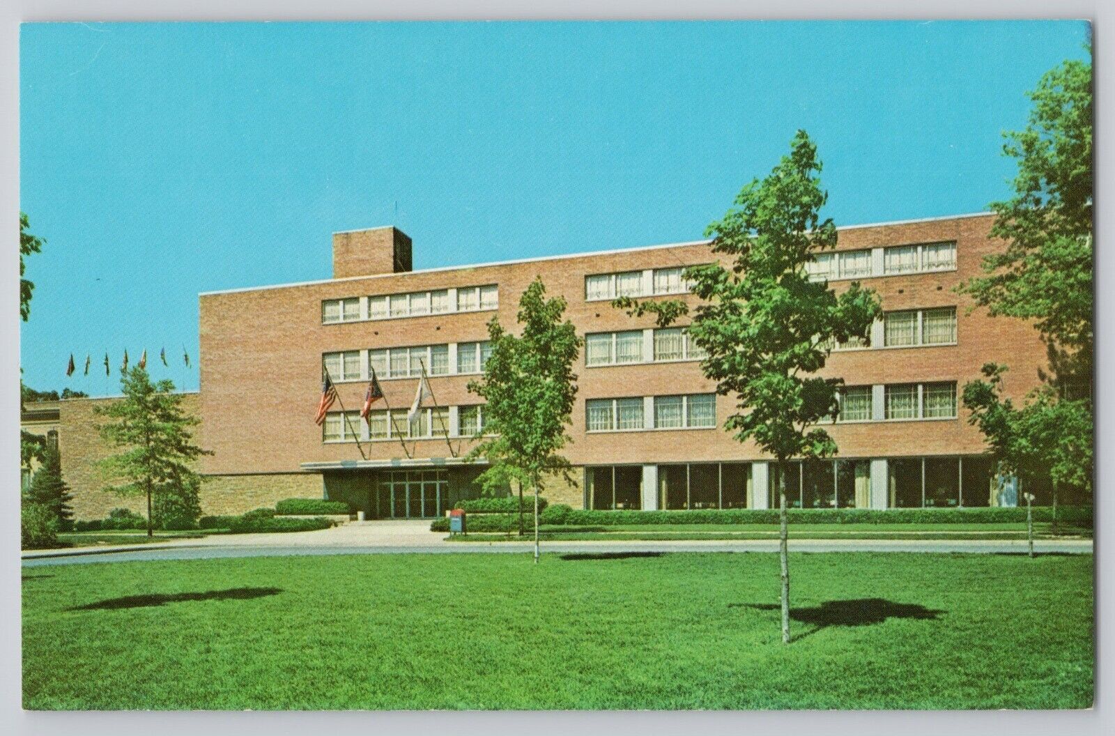 University Union Bowling Green University Chrome Postcard 1950s