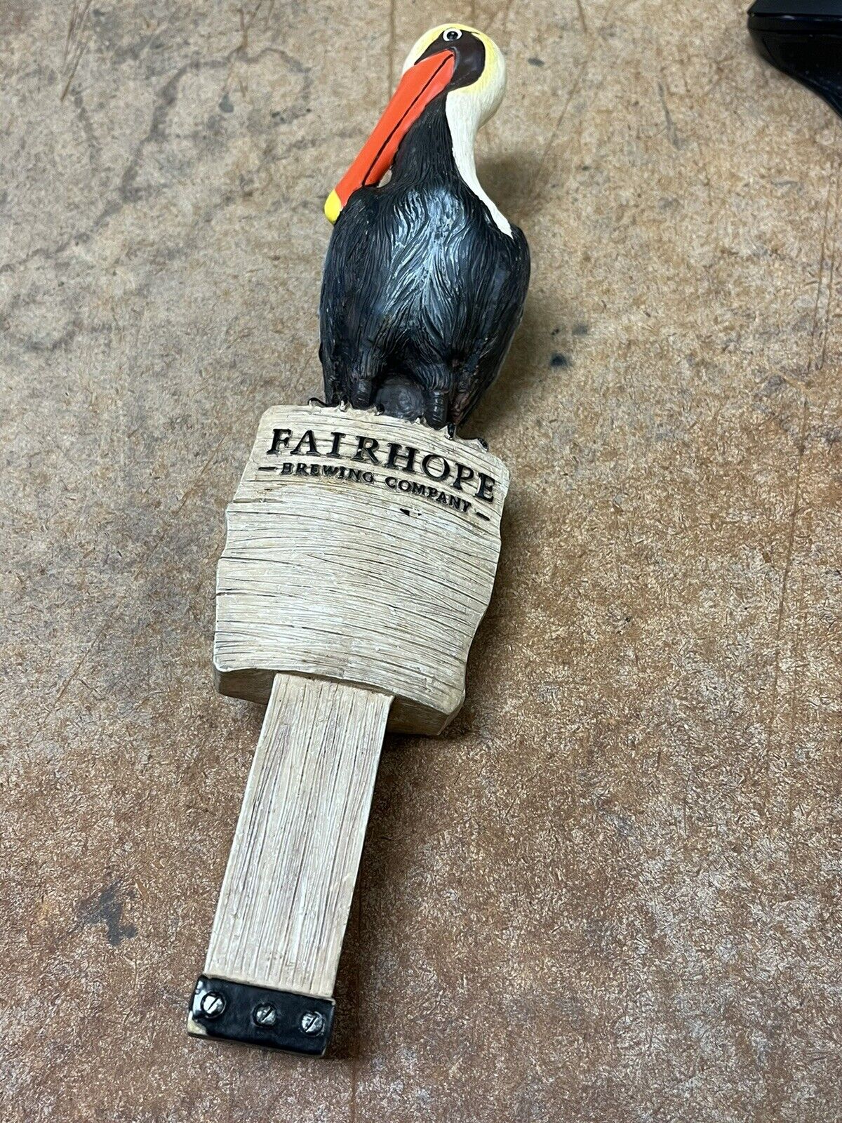 fairhope Brewing Co. Pelican ￼beer tap handle