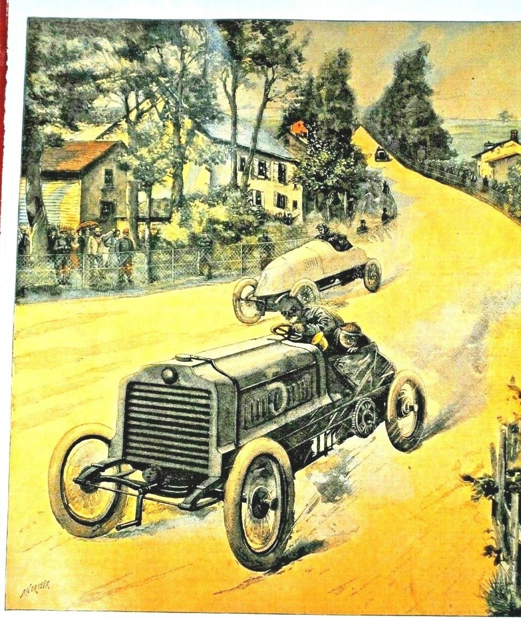 1904 - 1933 Classic Art Motoring / CAR Promotion Poster Size 420mm x 300mm 