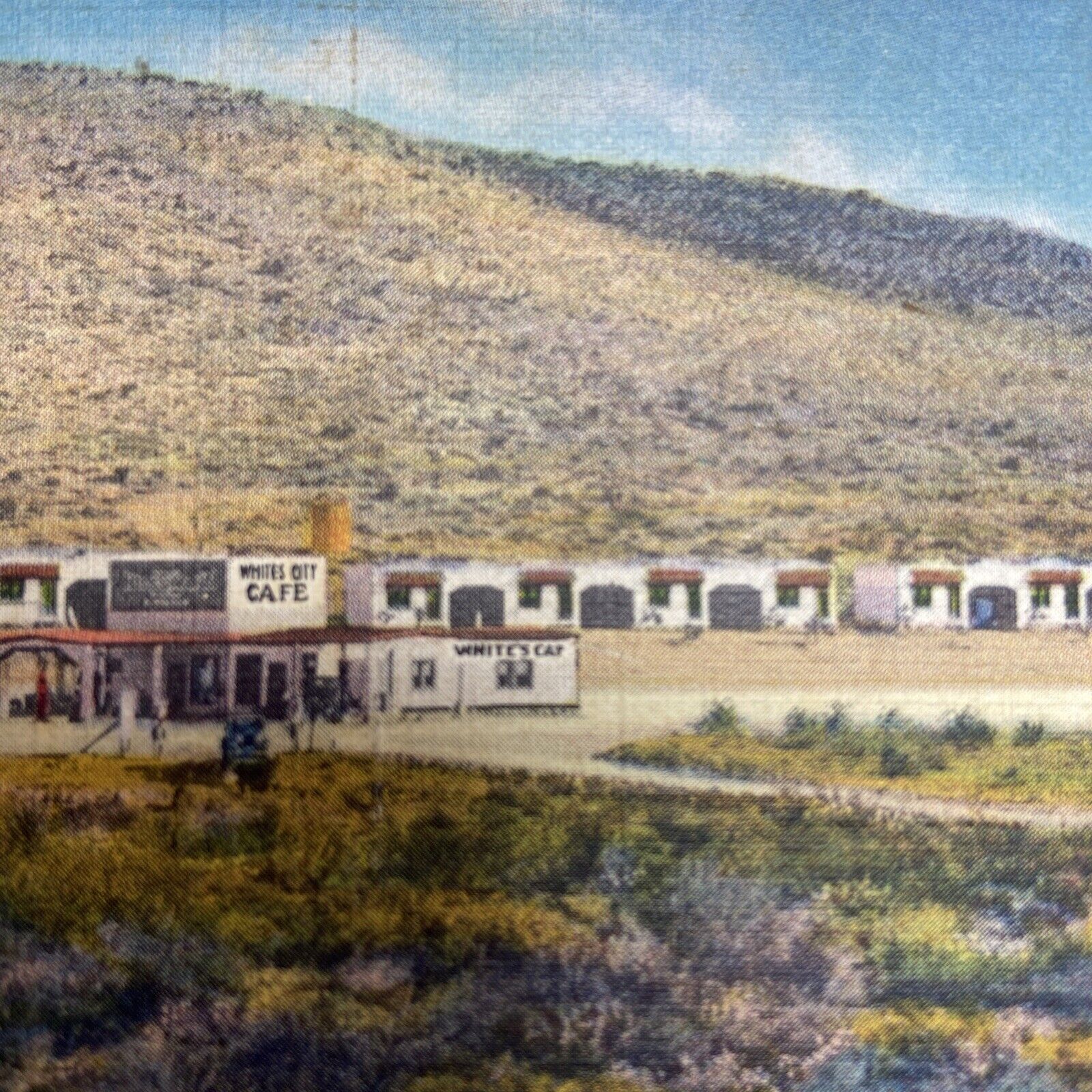 Postcard NM White's City Cafe Carlsbad Caverns Curt Teich & Co. 1934