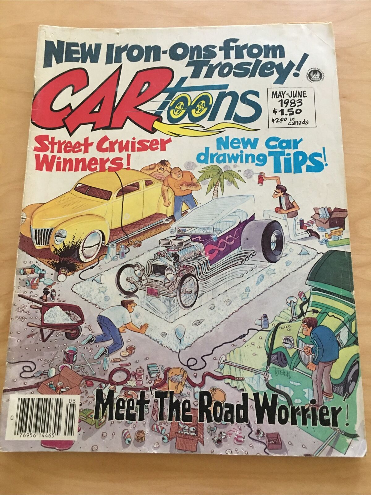 CARtoons Comics Magazine Vintage Street Rod Hot Rod Jeep Dragster May June 1983