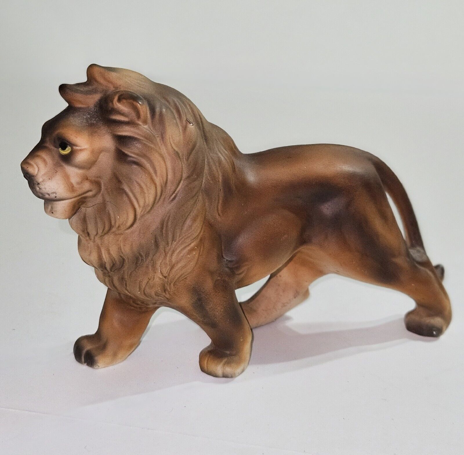VTG Ceramic Lion Figure Figurine Vintage Statue - Made in Japan - 8\