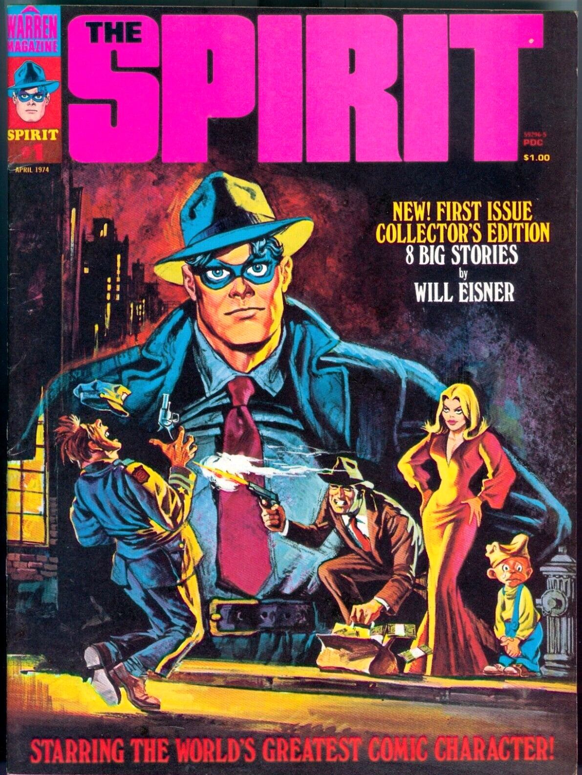 The Spirit #1 (Apr 1974) Will Eisner Nice