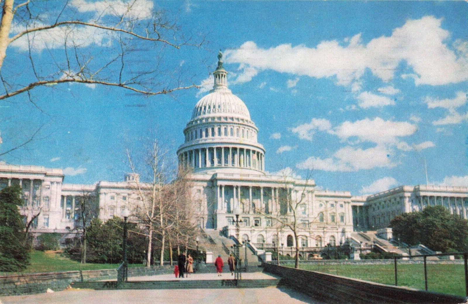 Washington DC, United States US Capitol Building, Vintage Postcard