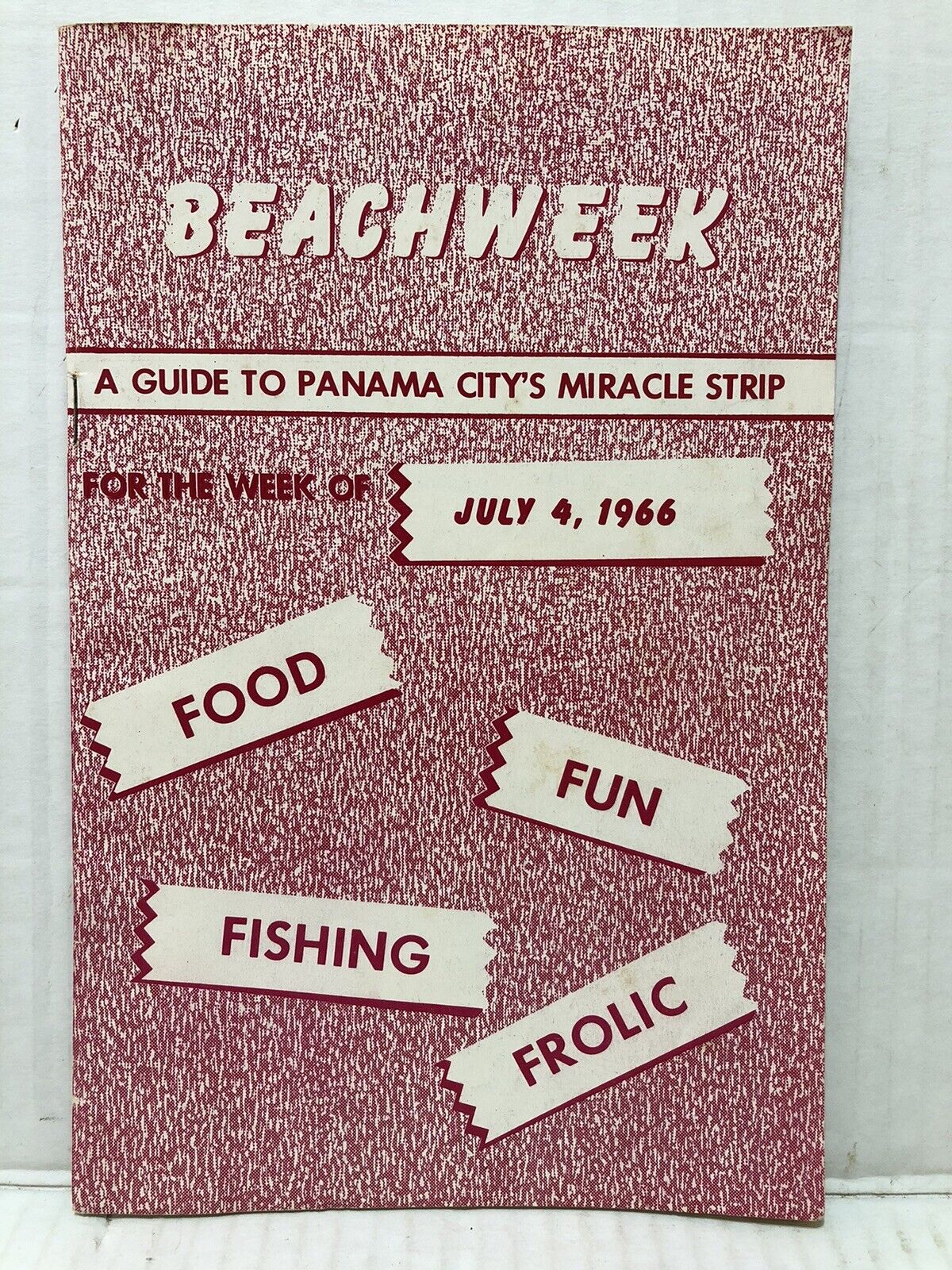Vintage 1966 Panama City (Florida) BEACHWEEK Guide / Brochure