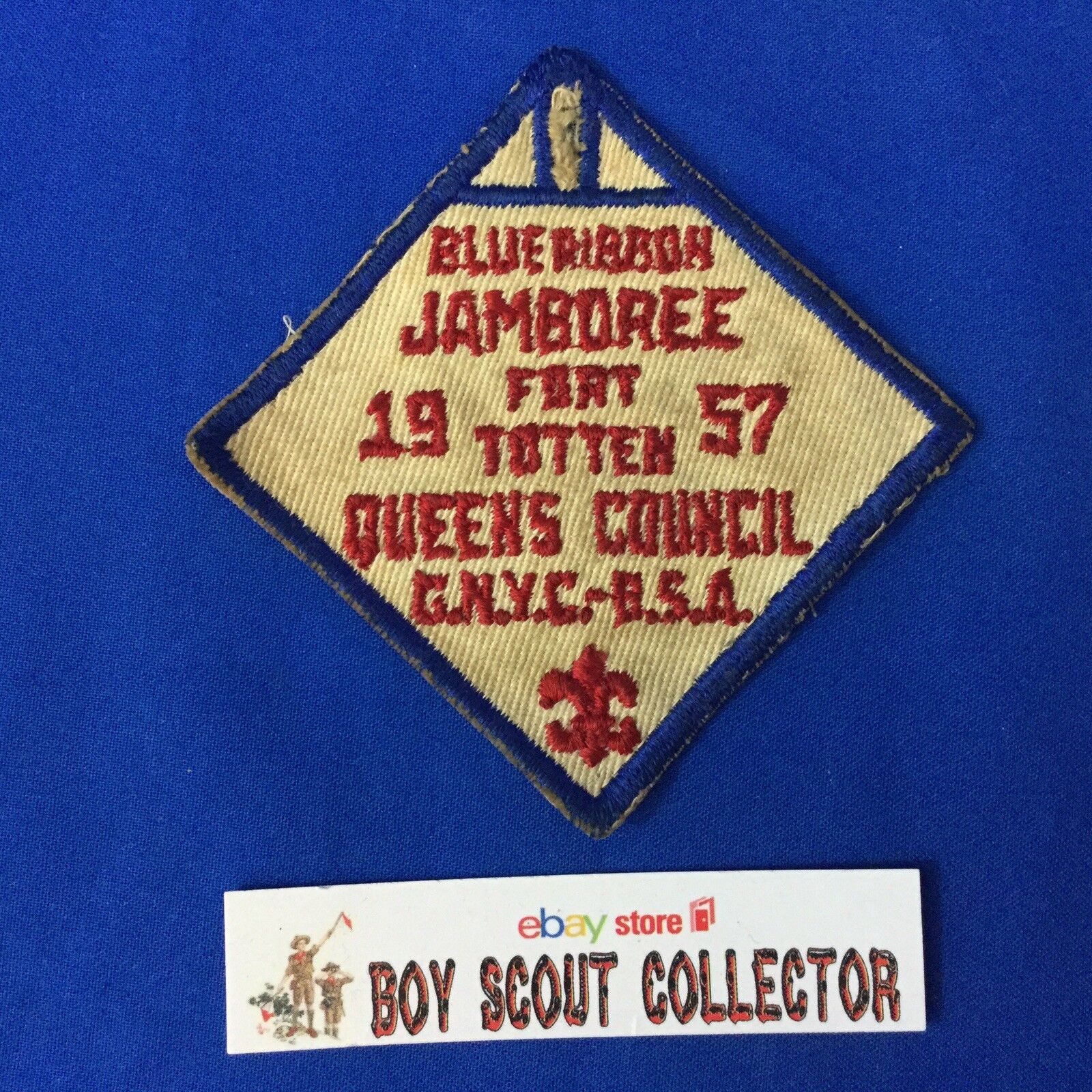 Boy Scout 1957 Fort Totten Jamboree Queens Council NY Patch