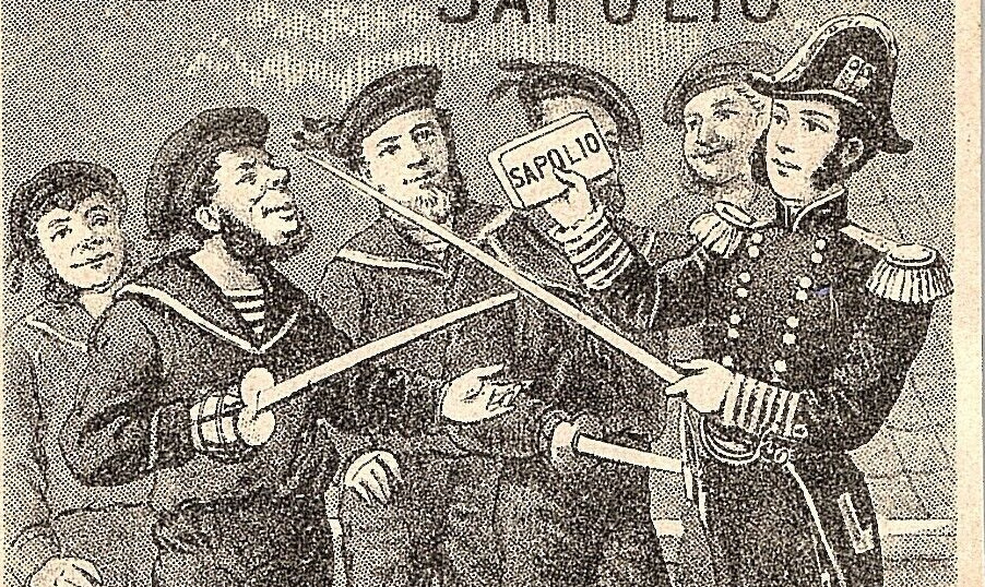 1880s Enoch Morgans\' Sons Sapolio Captian Of The Pinafore Sailors Opera Song
