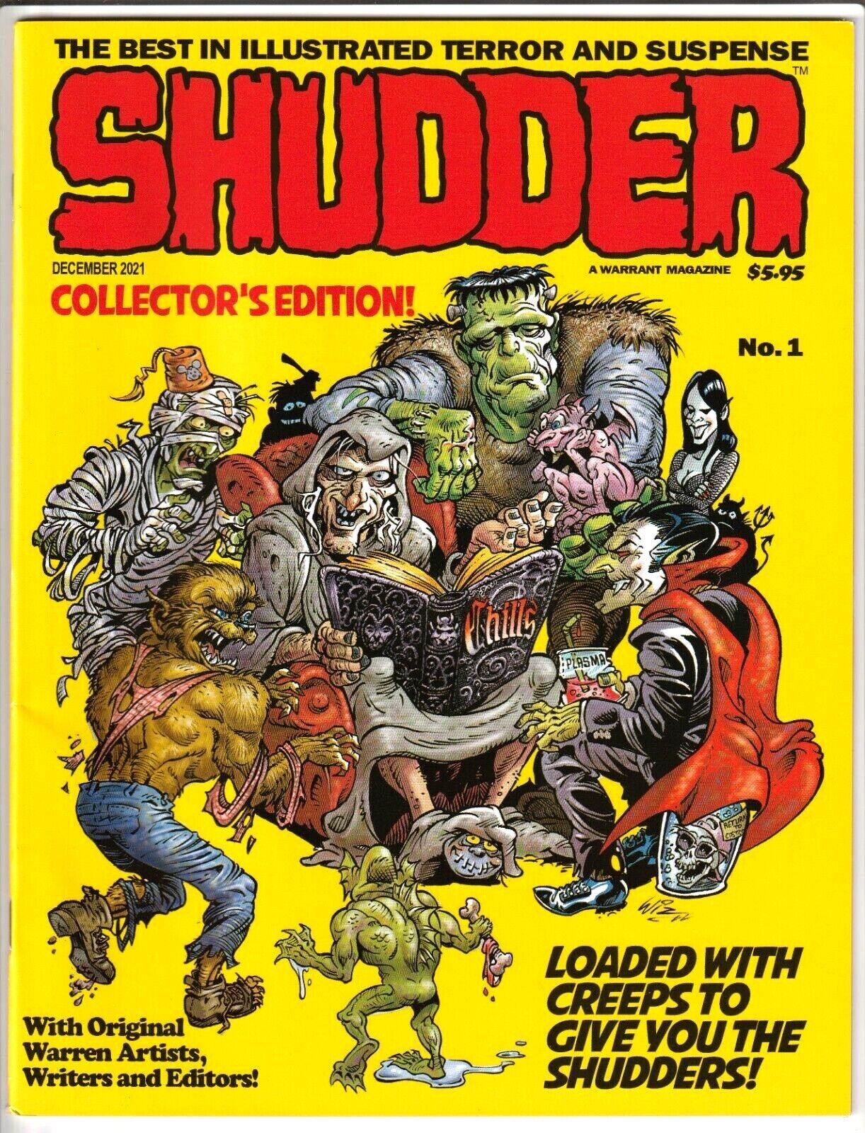 SHUDDER MAGAZINE ISSUES #1 - 17 & ANNUALS NEW UNREAD COPIES  - YOU PICK