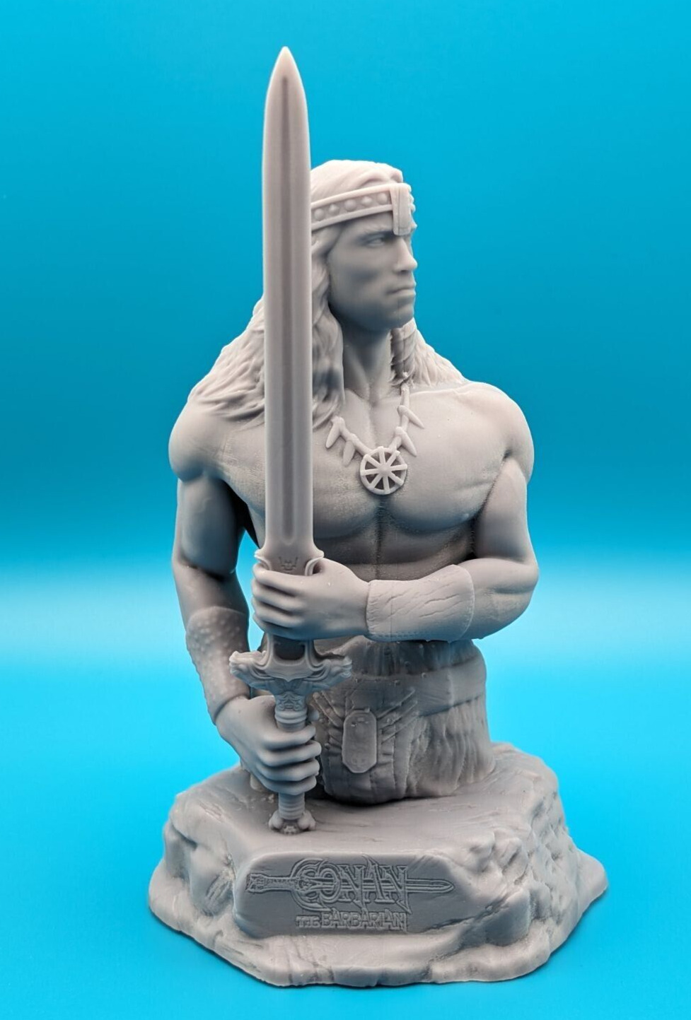 Conan the Barbarian Bust - 3d Printed Fan Art