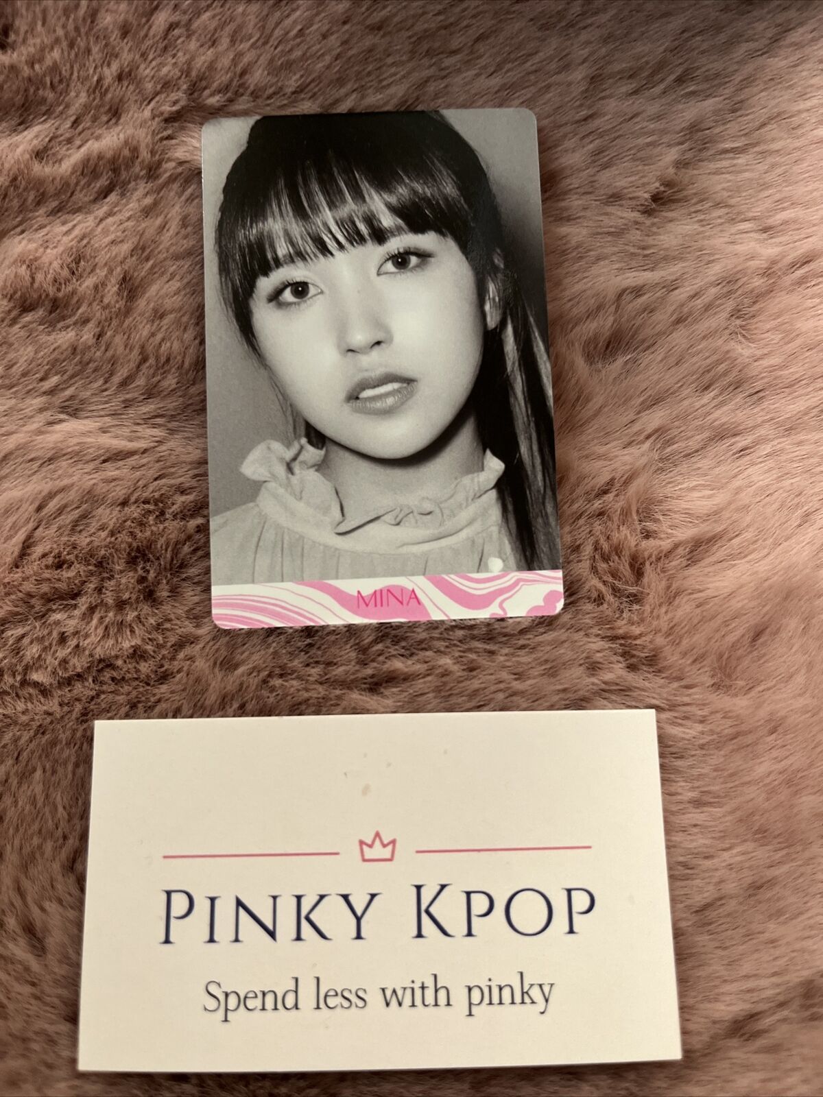 Twice Mina \'Fancy\' Official Photocard + FREEBIES