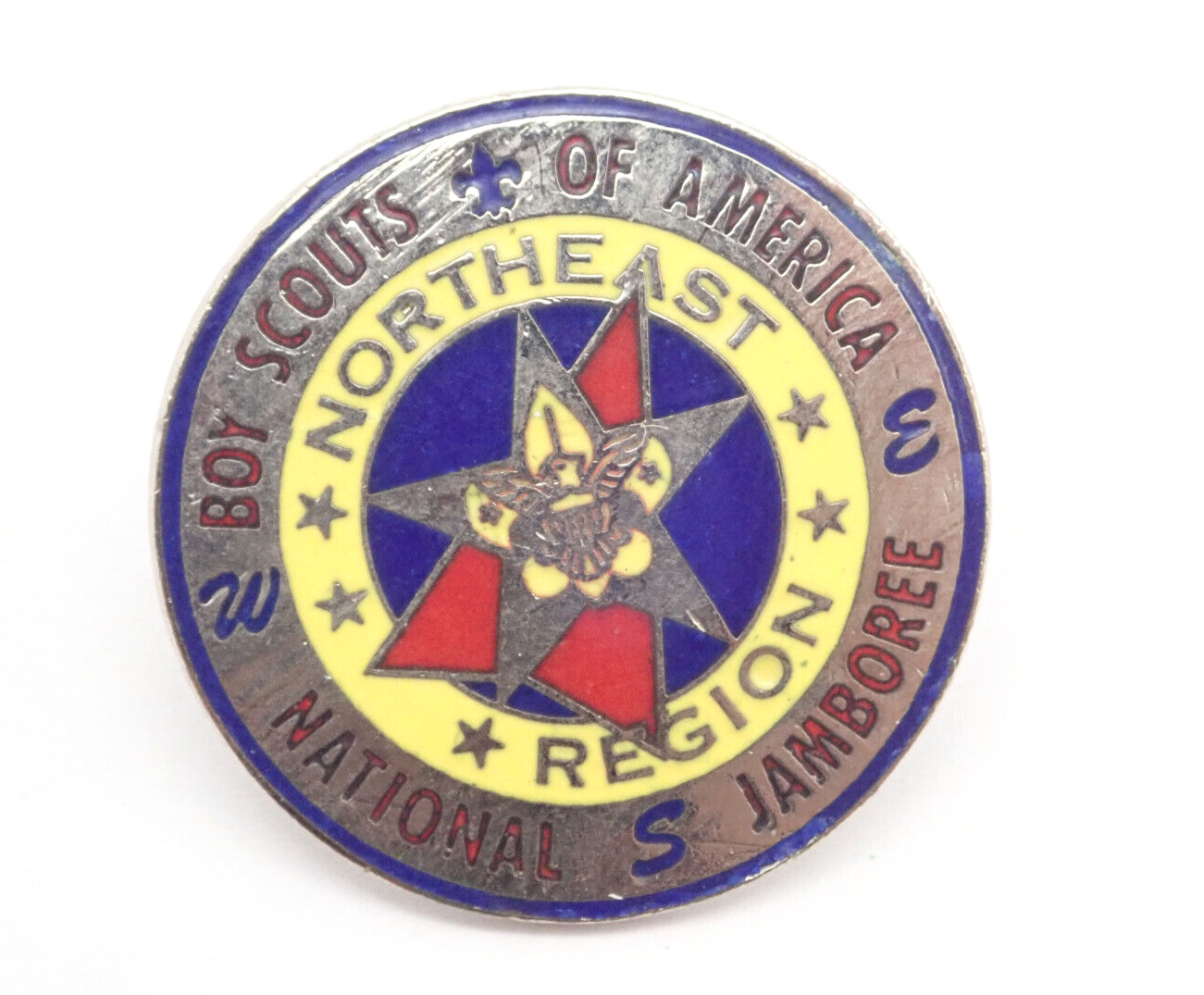 Boy Scouts of American National Jamboree Northeast Region Vintage Lapel Pin