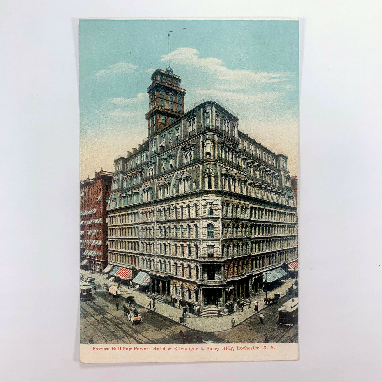 Postcard New York Rochester NY Powers Hotel Pre-1907 Undivided Unposted