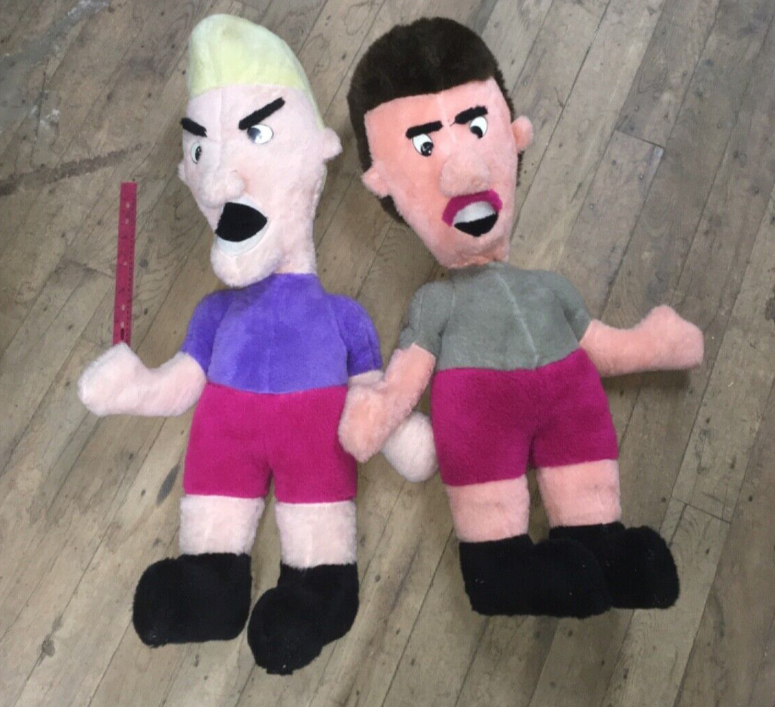 Beavis and Butt-Head Plush Carnival Prizes ~1993 Extremely Rare 36
