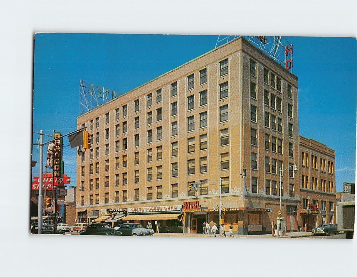 Postcard General Custer Hotel Billings Montana USA