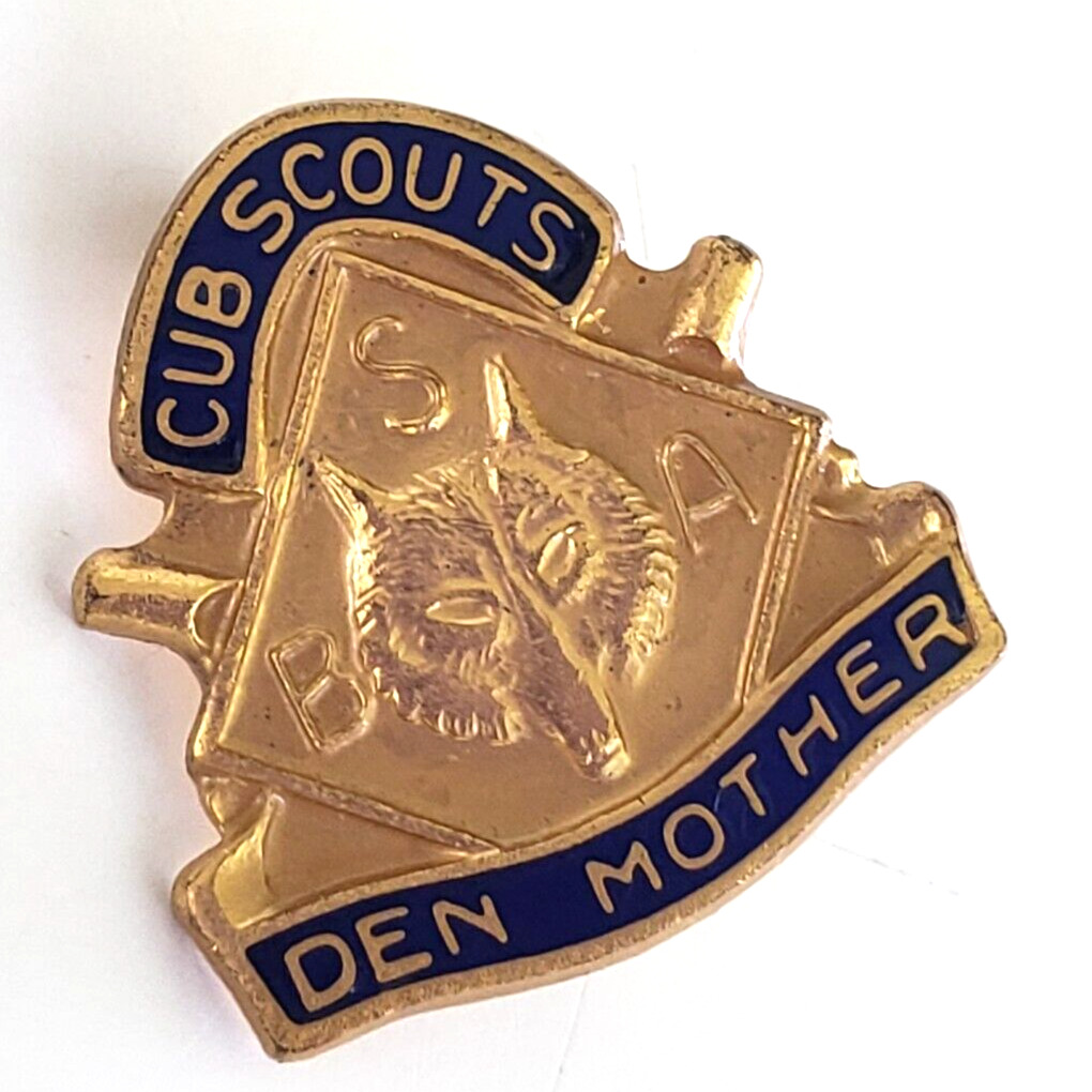 Vintage BSA Cub Scouts Den Mother Pin 13/16\