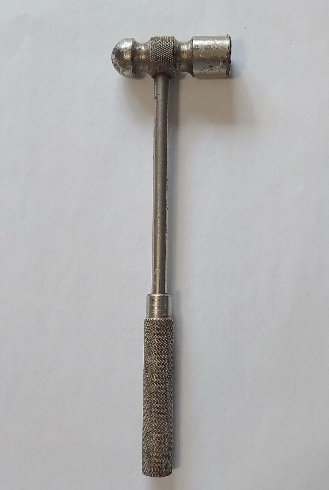 Small Vintage All Metal Ball Peen Hammer - Machinist/Jeweler - Unbranded