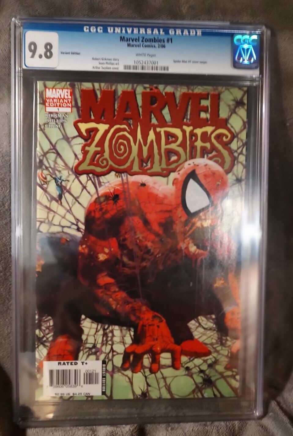 Marvel Zombies #1 Variant CGC 9.8 McFarlane Spider-Man Homage👌