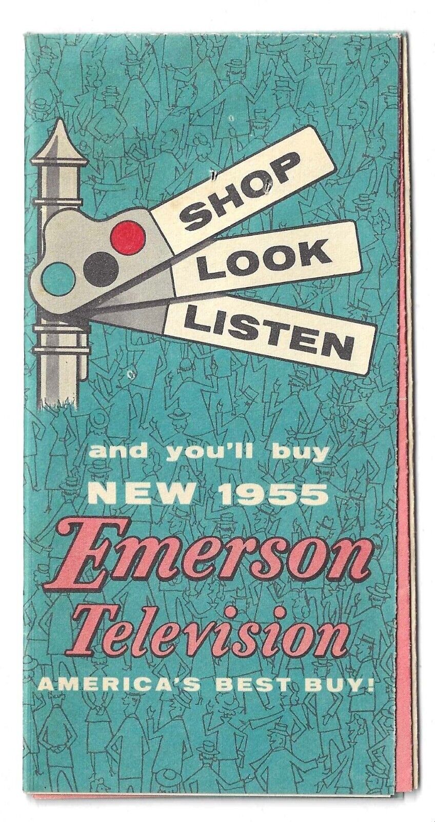 1955 Brochure on Emerson Televisions America\'s Best Buy