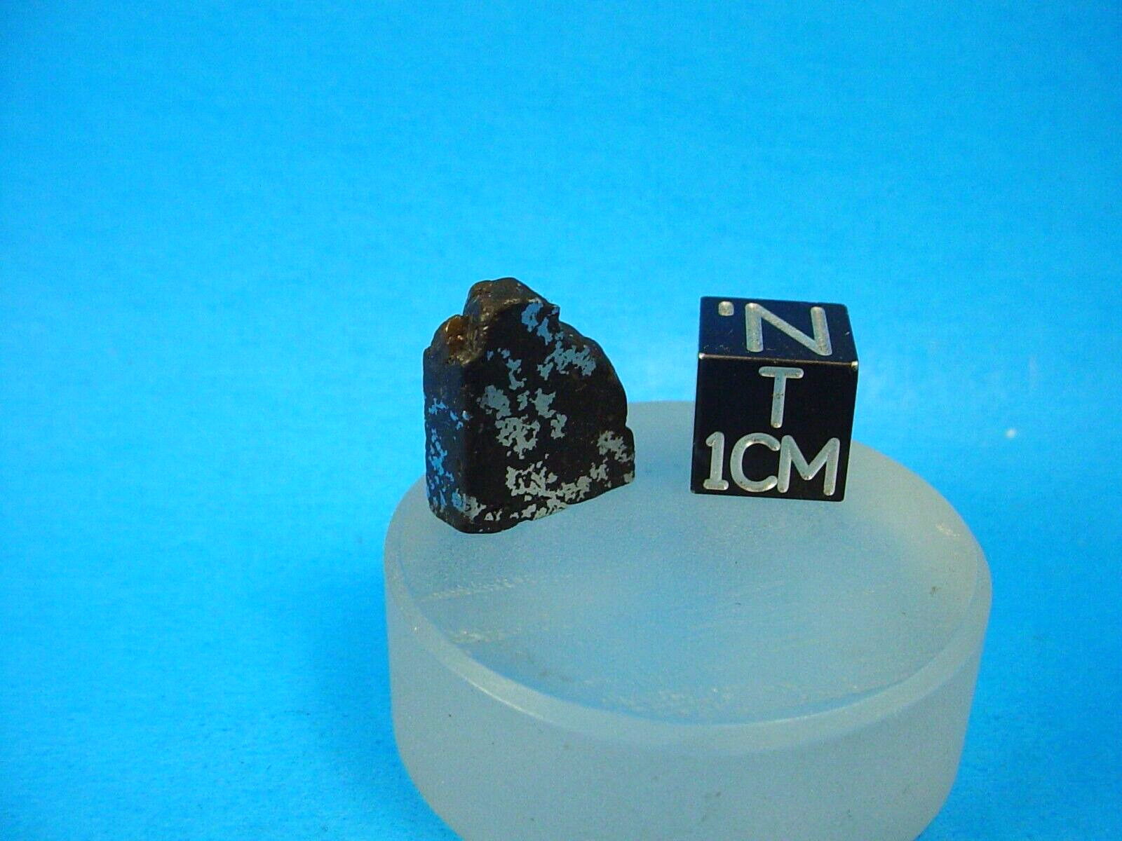 1882, Brenham Pallasitic Meteorite, Kiowa Co., Kansas USA, 2.8 grams