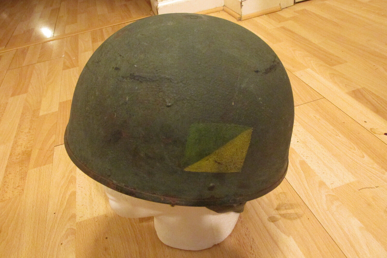 Korean war British tanker helmet