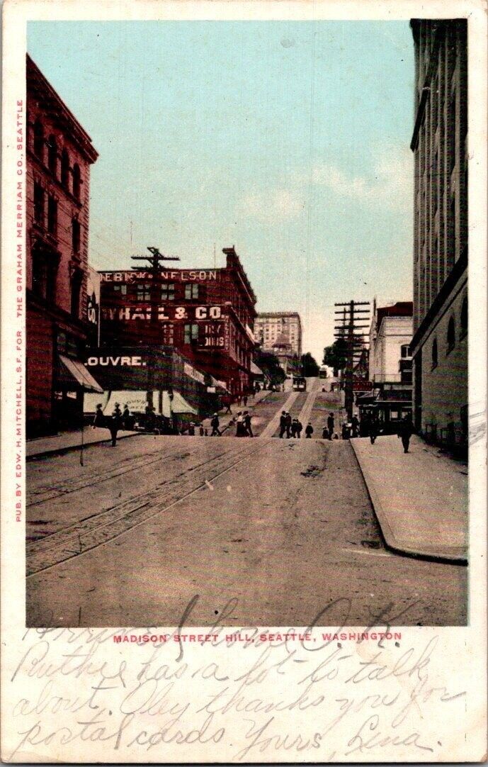1907. SEATTLE, WASHINGTON. MADISON STREET HILL. POSTCARD Ss1