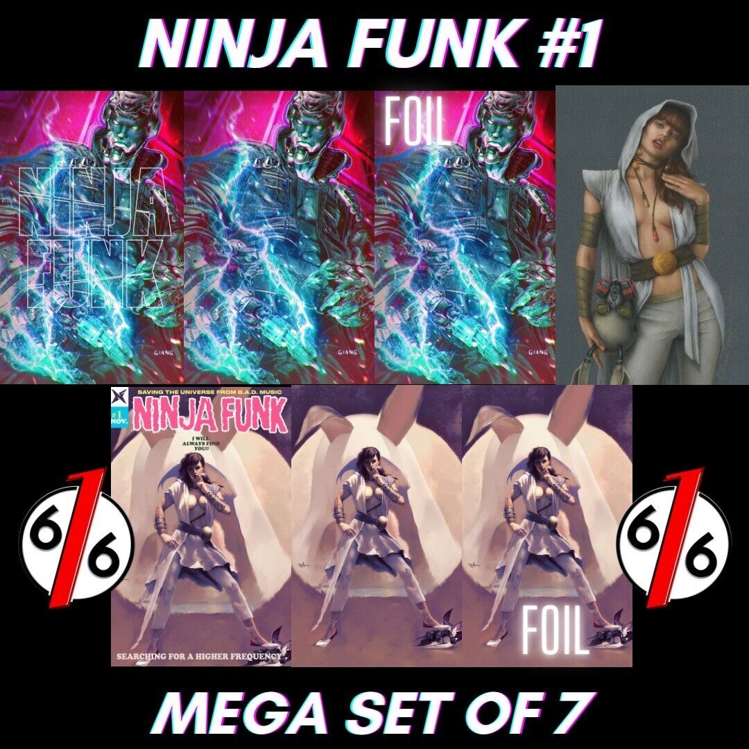 🔥 NINJA FUNK #1 CELINA & GIANG & TURINI 616 Comics Mega Set Of 7 Variants