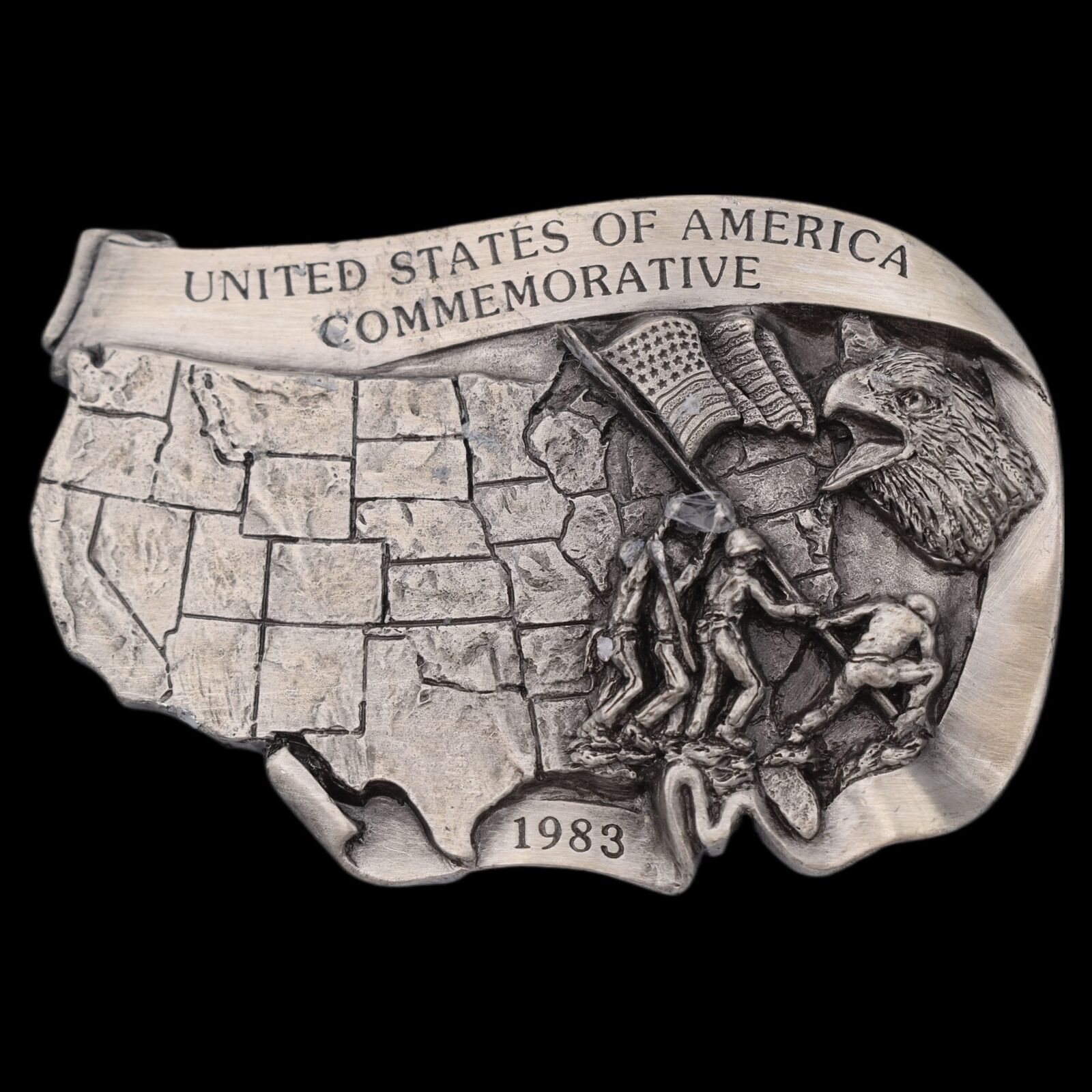 1983 United States Commemorative American USA Vintage Belt Buckle