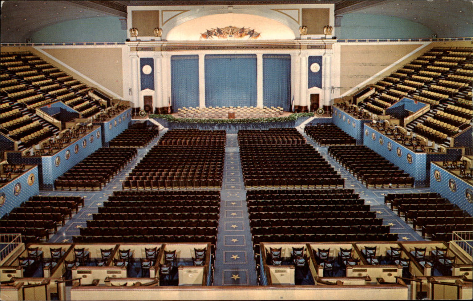 Washington DC DAR Constitution Hall Auditorium ~ postcard sku051