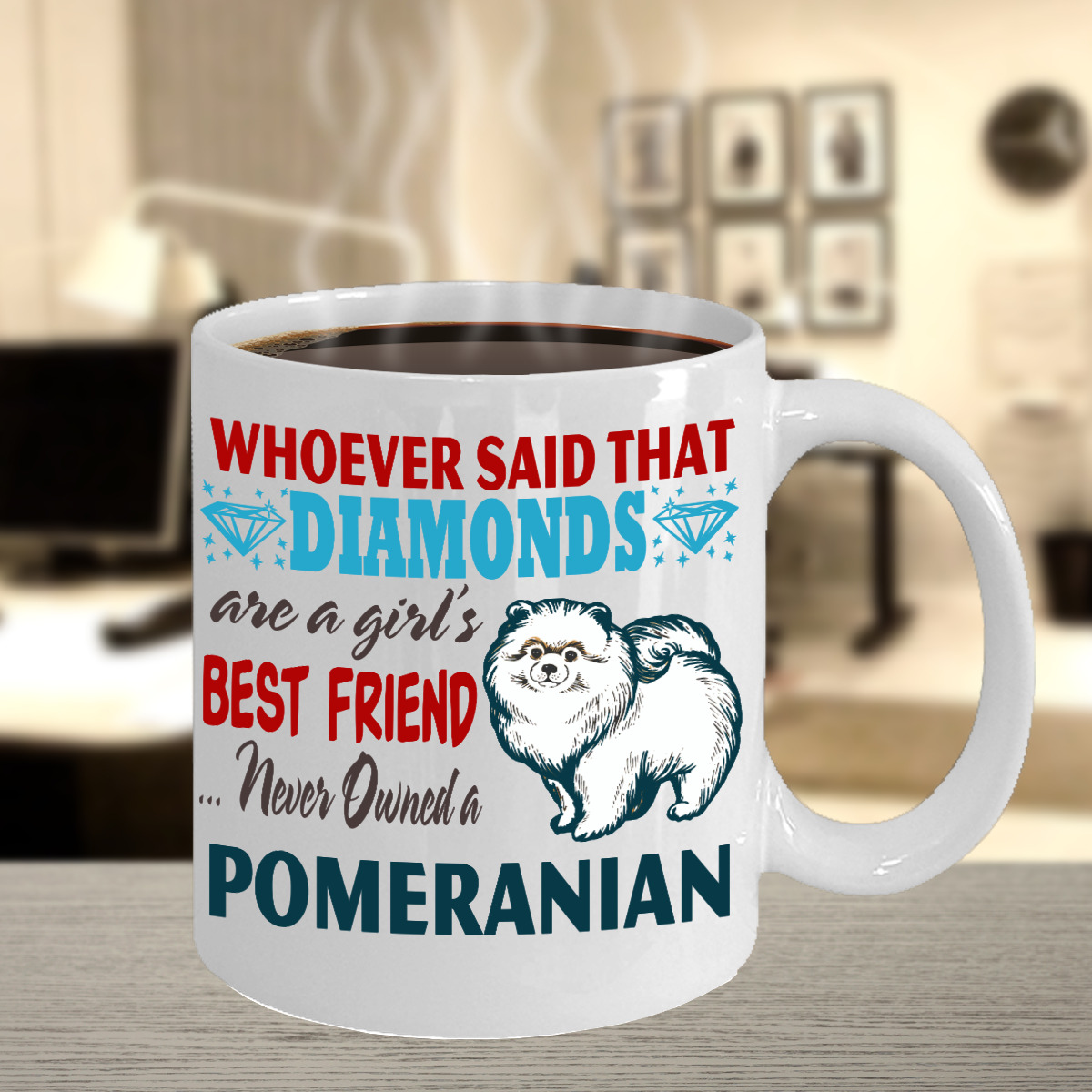 Pomeranian Dog,Pomeranian,Deutscher Spitz;Zwergspitz;Dwarf-Spitz,Pom,Mugs,Cups