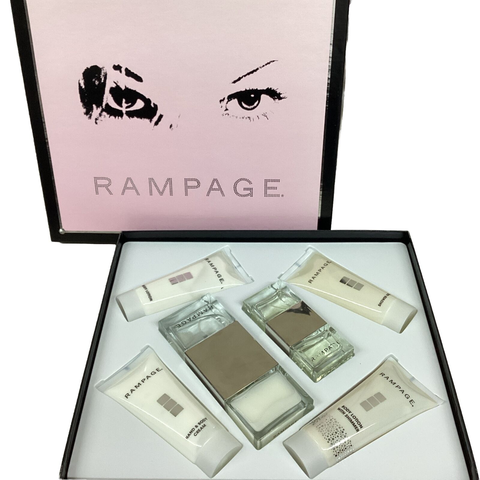 Rampage Bath Collection 7 Pieces, Eau De Parfum, Shower Gel(+) Read Description