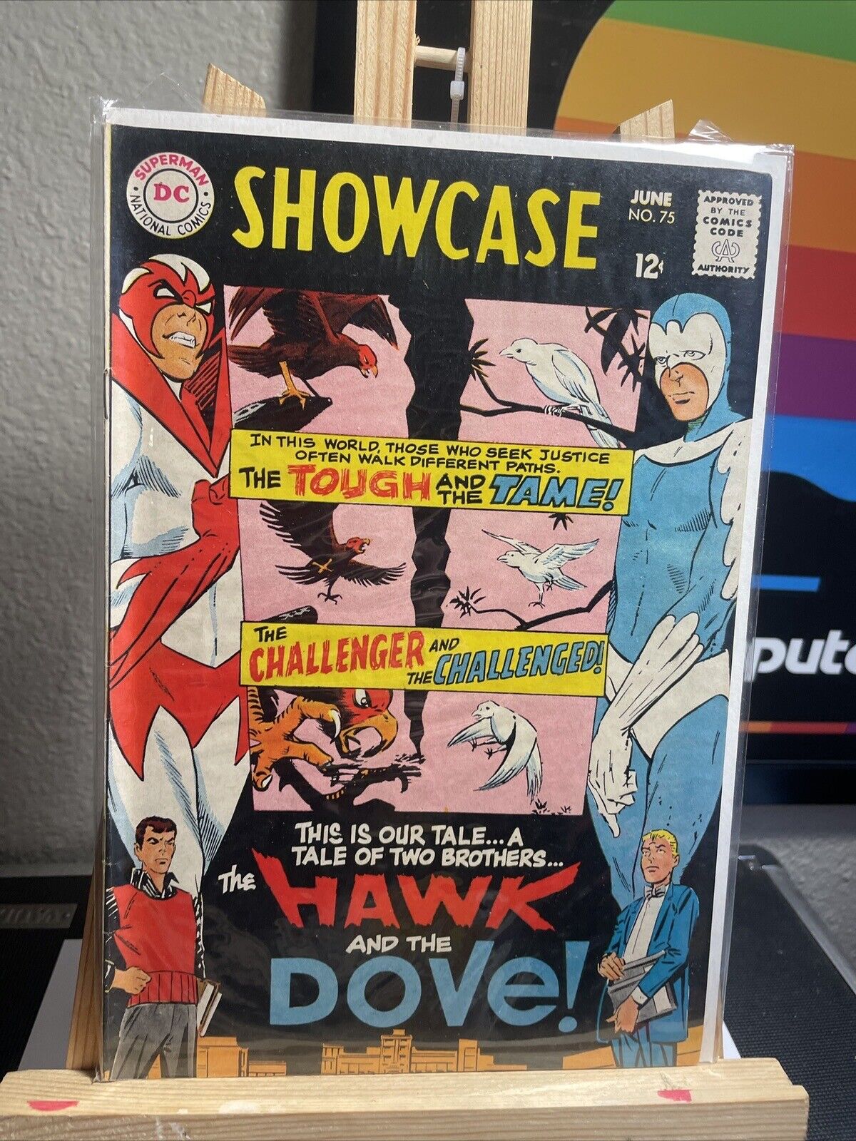 Showcase #75 1st App Hawk and Dove DC 1968 Silver Age Steve Ditko