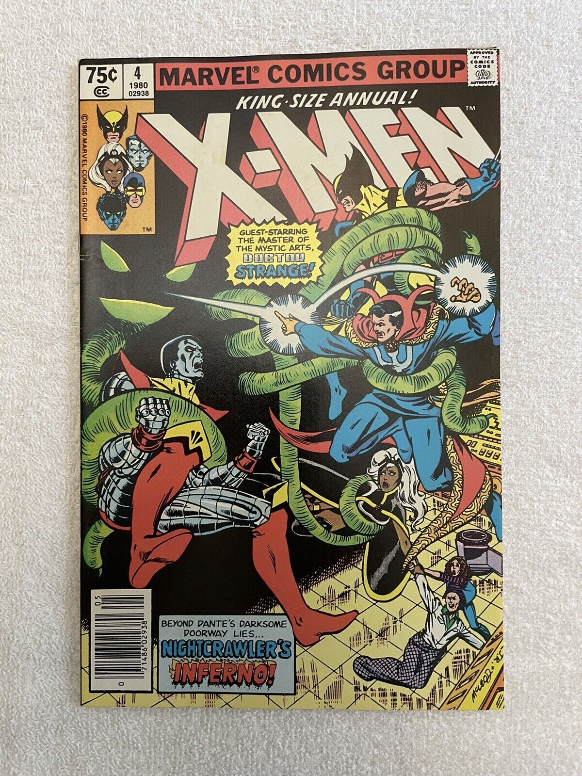 X-Men Annual # 4 , Very Fine + , Dr. Strange