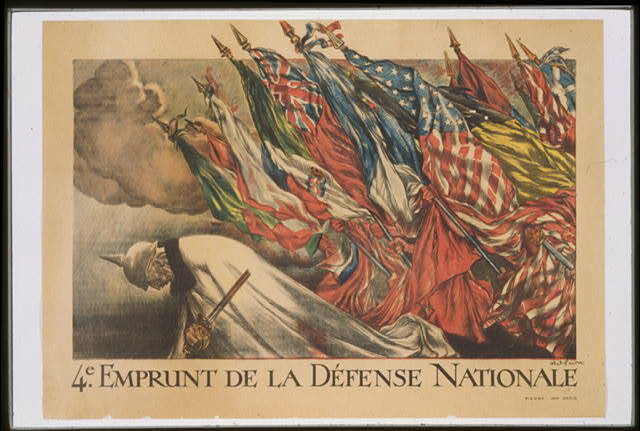 4e Emprunt de la Défense Nationale,Kaiser Wilhelm II,German Emperor,1918