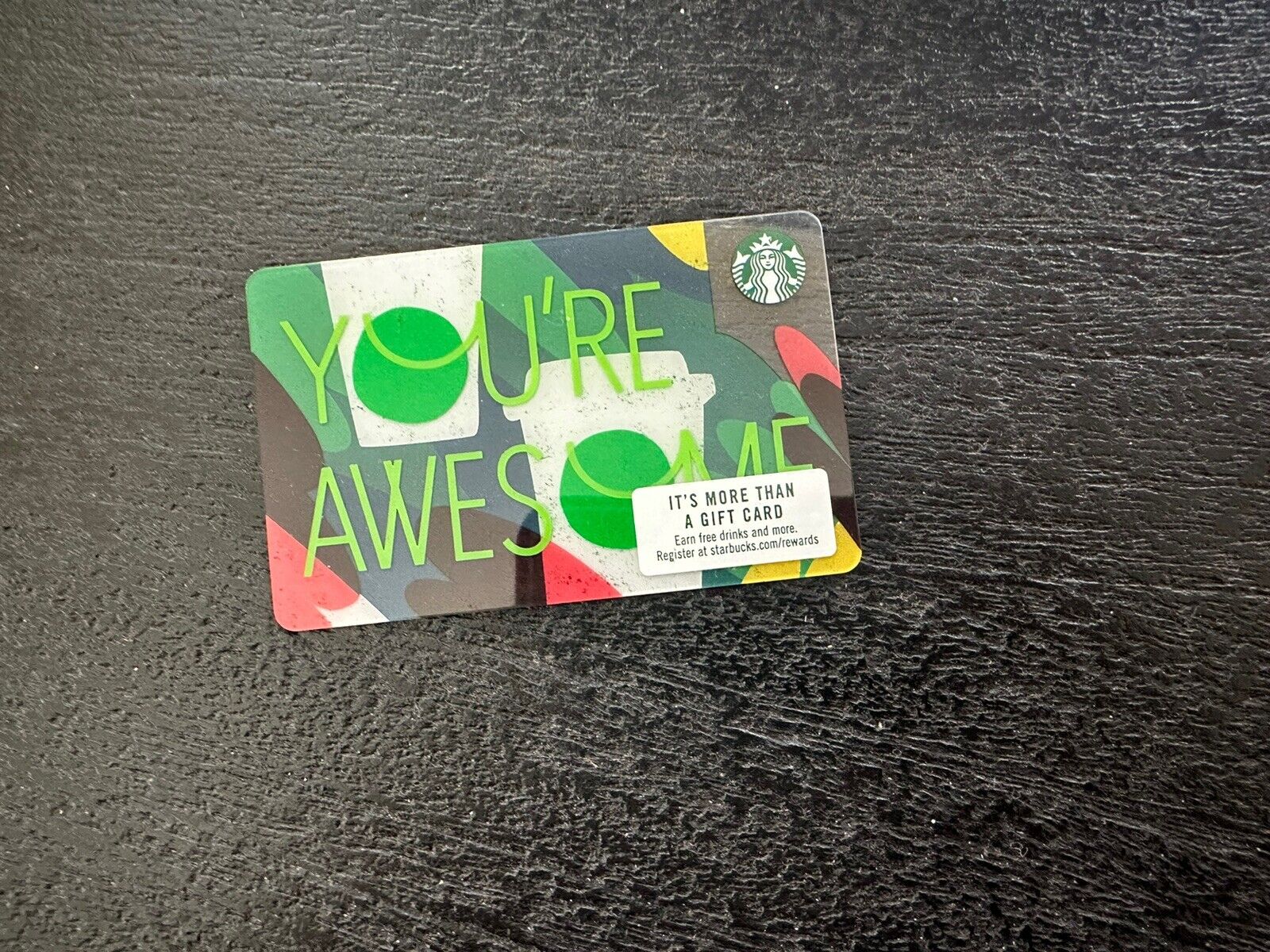 Starbucks 2017 You’re Awesome Coffee Gift Card