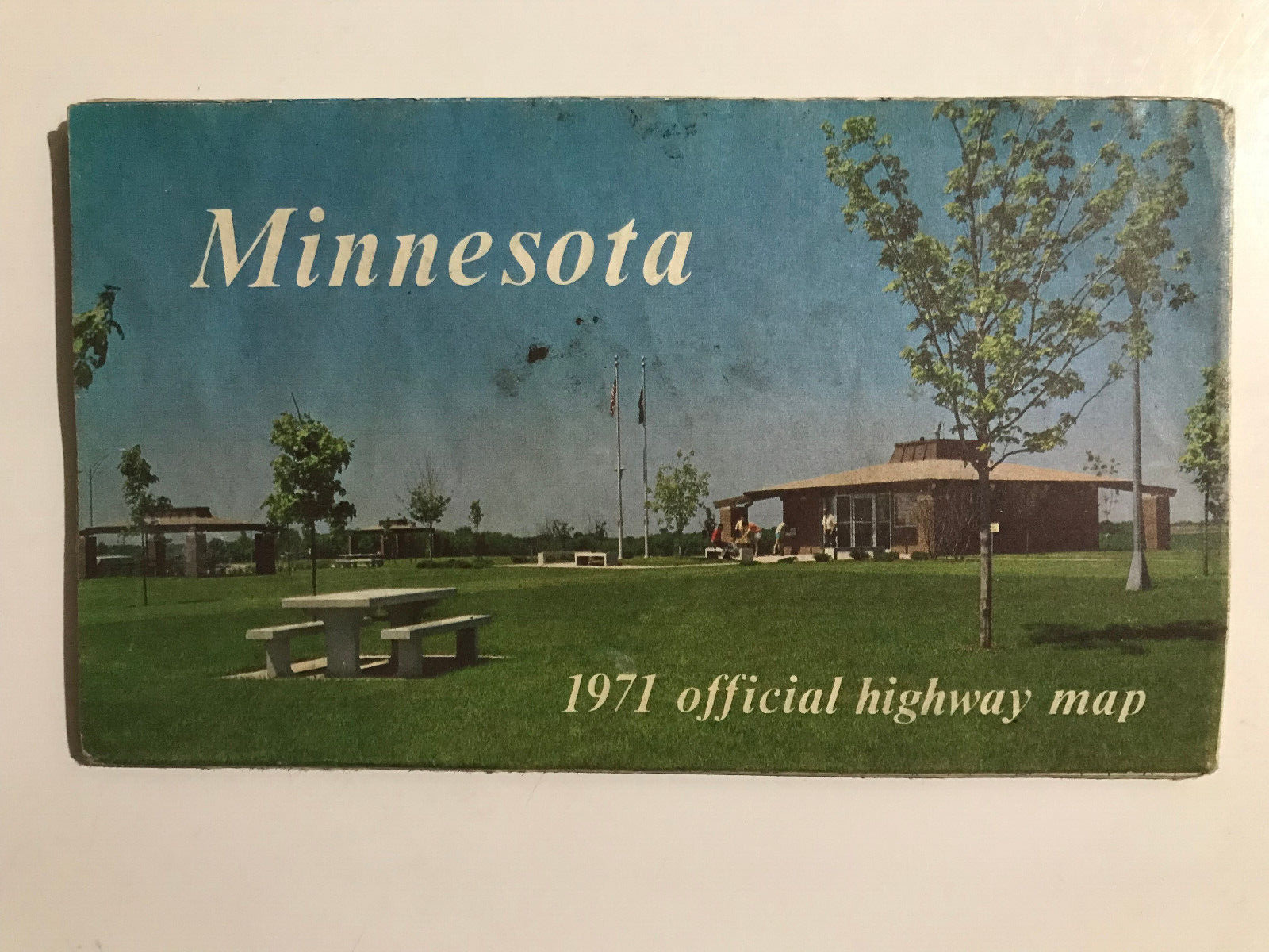 1971 MINNESOTA Official Highway Map Vintage