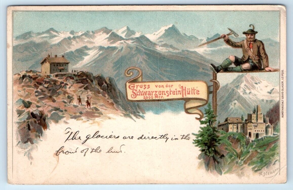 Gruss von der Schwarzensteinhütte Austria? UDB Postcard