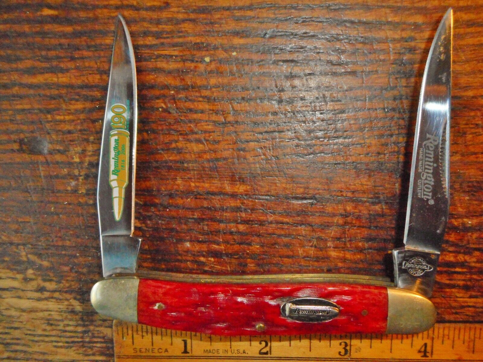 VINTAGE REMINGTON  BULLET MUSKRAT  1816 - 2006  190th  POCKET KNIFE (NO BOX)