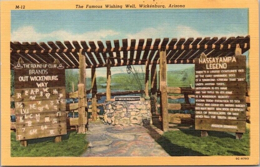 Vintage Wickenburg, Arizona Postcard 