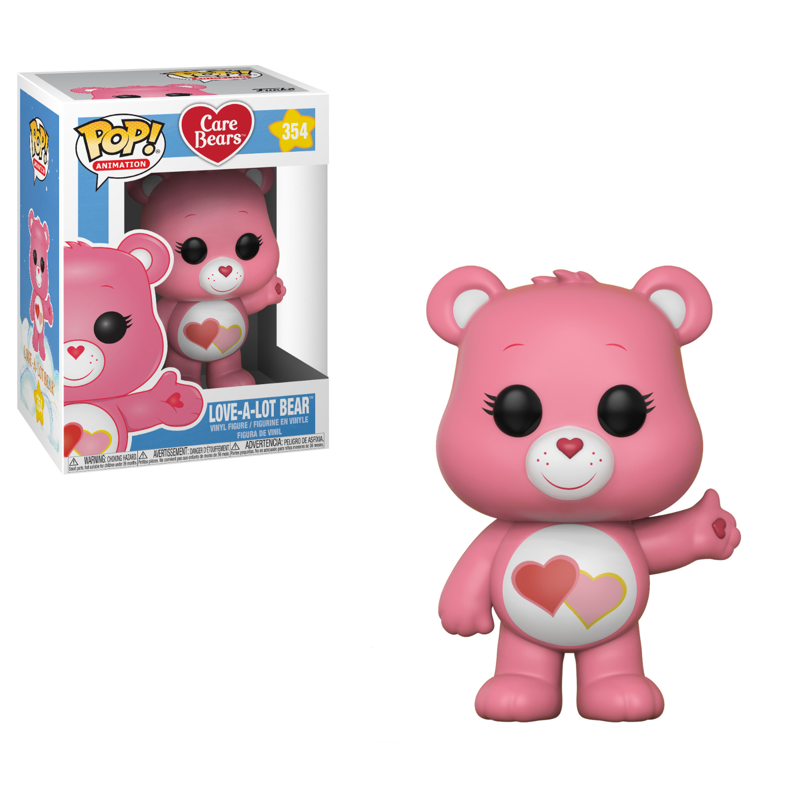 New Pop Animation: Care Bears - Love A Lot Bear 3.75\