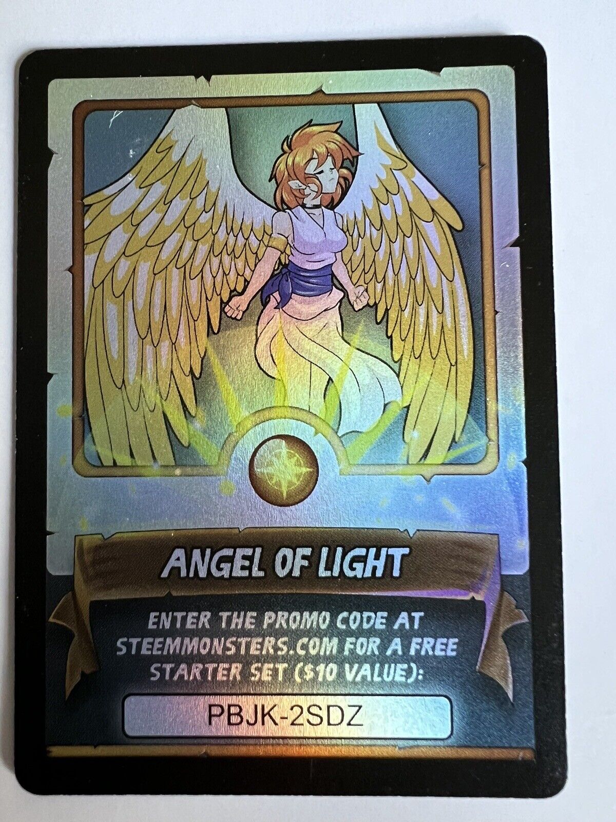 RARE 2018 Splinterlands Steem Monster Physical Collectible Card Angel Of Light