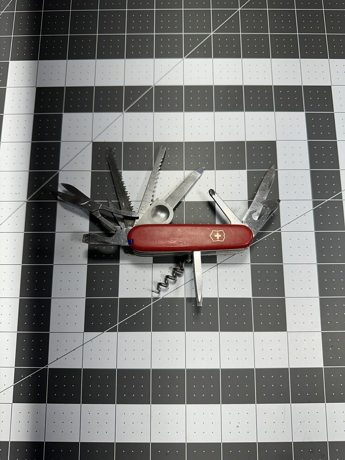 Victorinox Vintage Champion 91mm Swiss Army Knife Pre 1970 - *Blade Worn* 5047