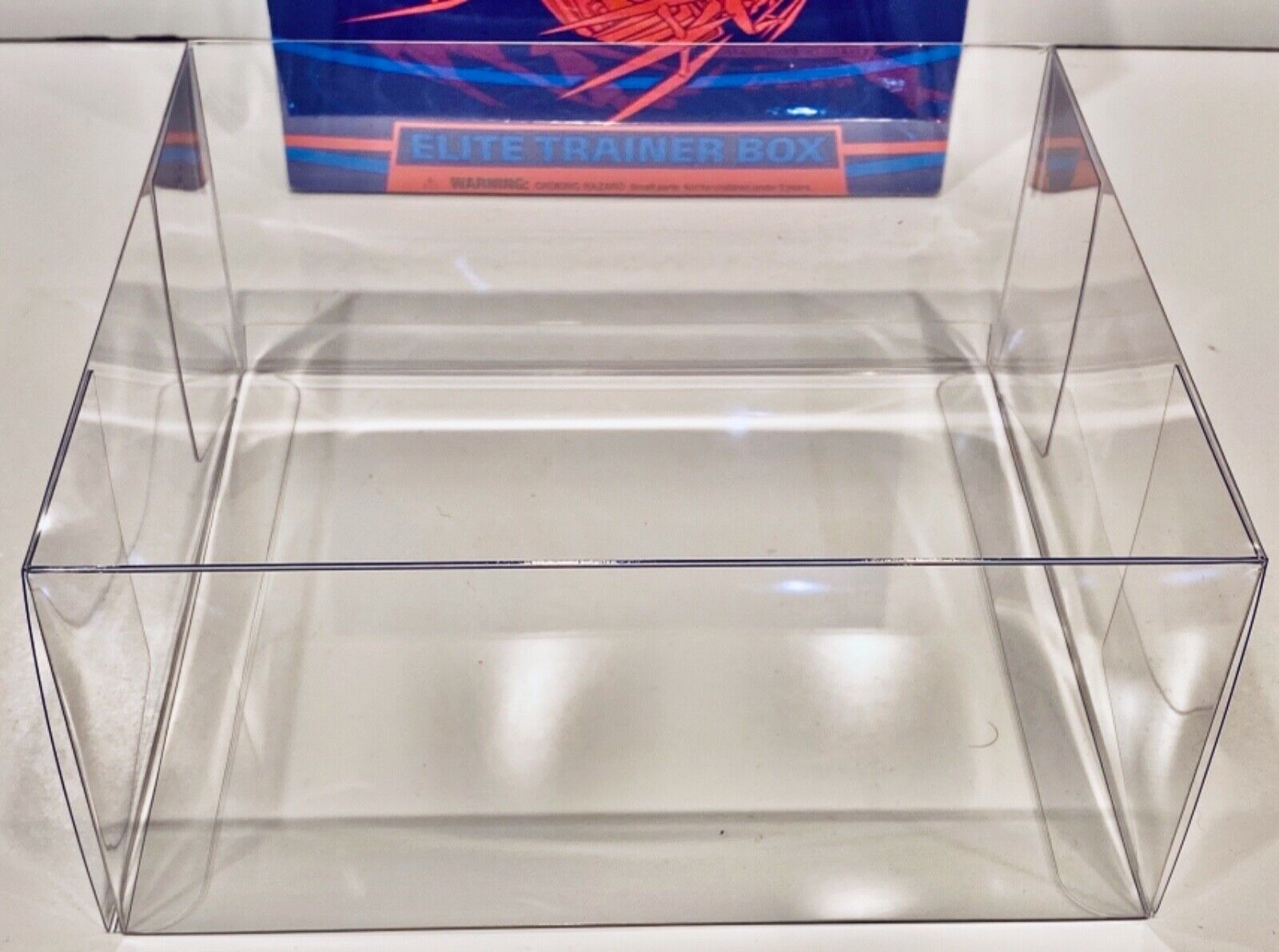10 Box Protectors For POKEMON ELITE TRAINER Boxes   ETB Clear Display Cases 