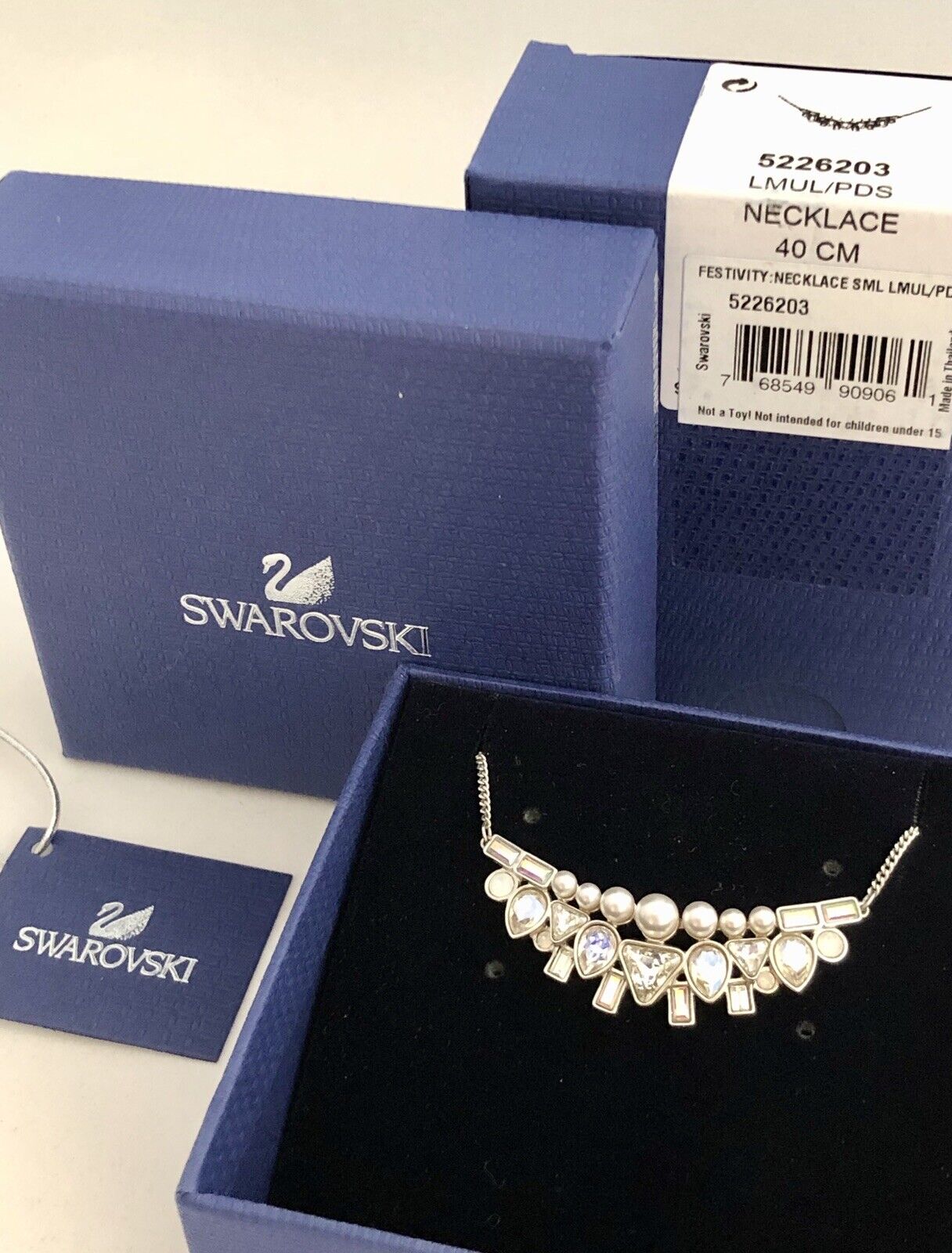 Authentic Swarovski Crystal “FESTIVITY” Necklace #5226203 NEW