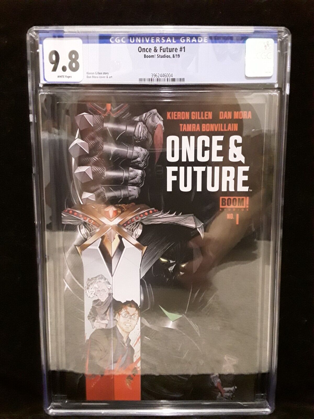 ONCE and FUTURE #1 CGC 9.8 1st PRINT Appearance COVER A BOOM STUDIOS Gillen 2019