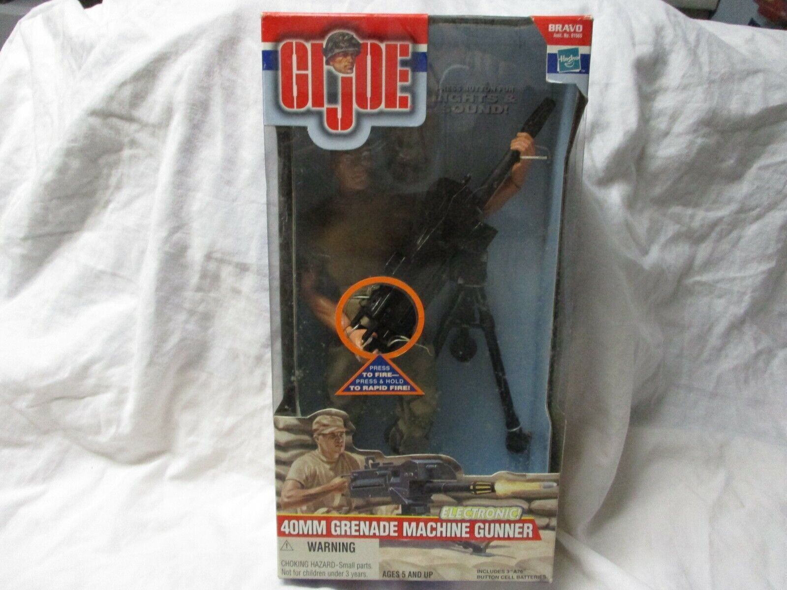 Vintage G.I. Joe Electronic 40MM Grenade Machine Gunner