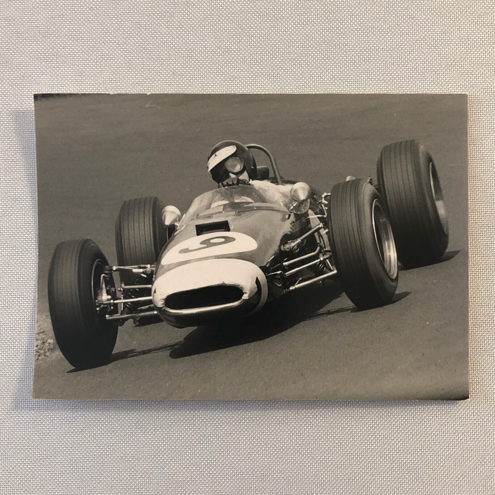 Vintage Racing Photo Photograph Jochen Rindt Brabham Car Nurburgring 1966