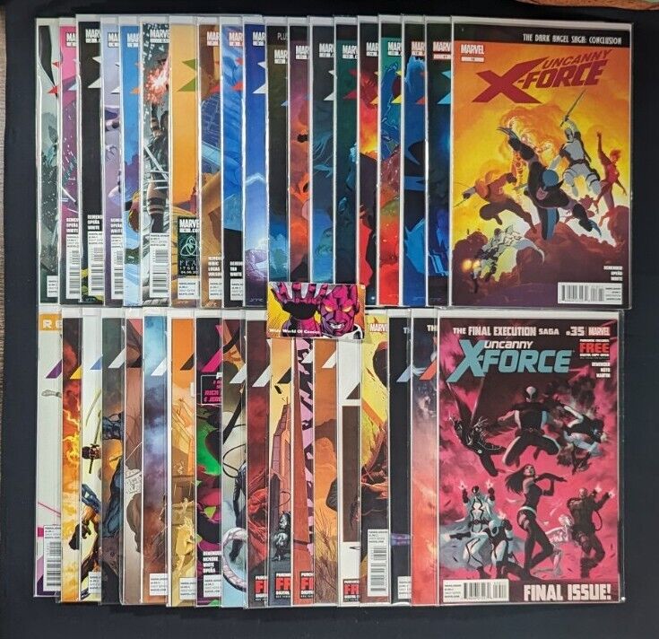 Uncanny X-Force #1-35 + 5.1 19.1 Marvel 2010 Complete Series Lot Of 37