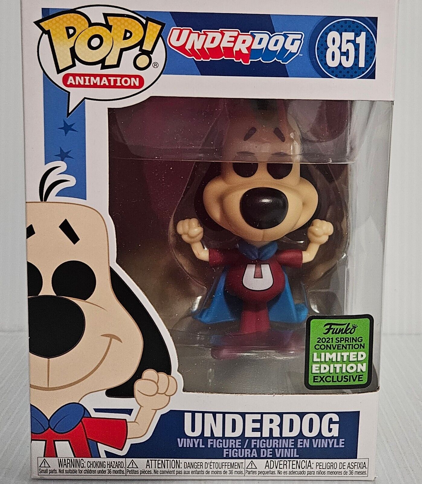 Funko POP Animation Underdog #851 ECCC Spring Convention Excl. Limited Edition 