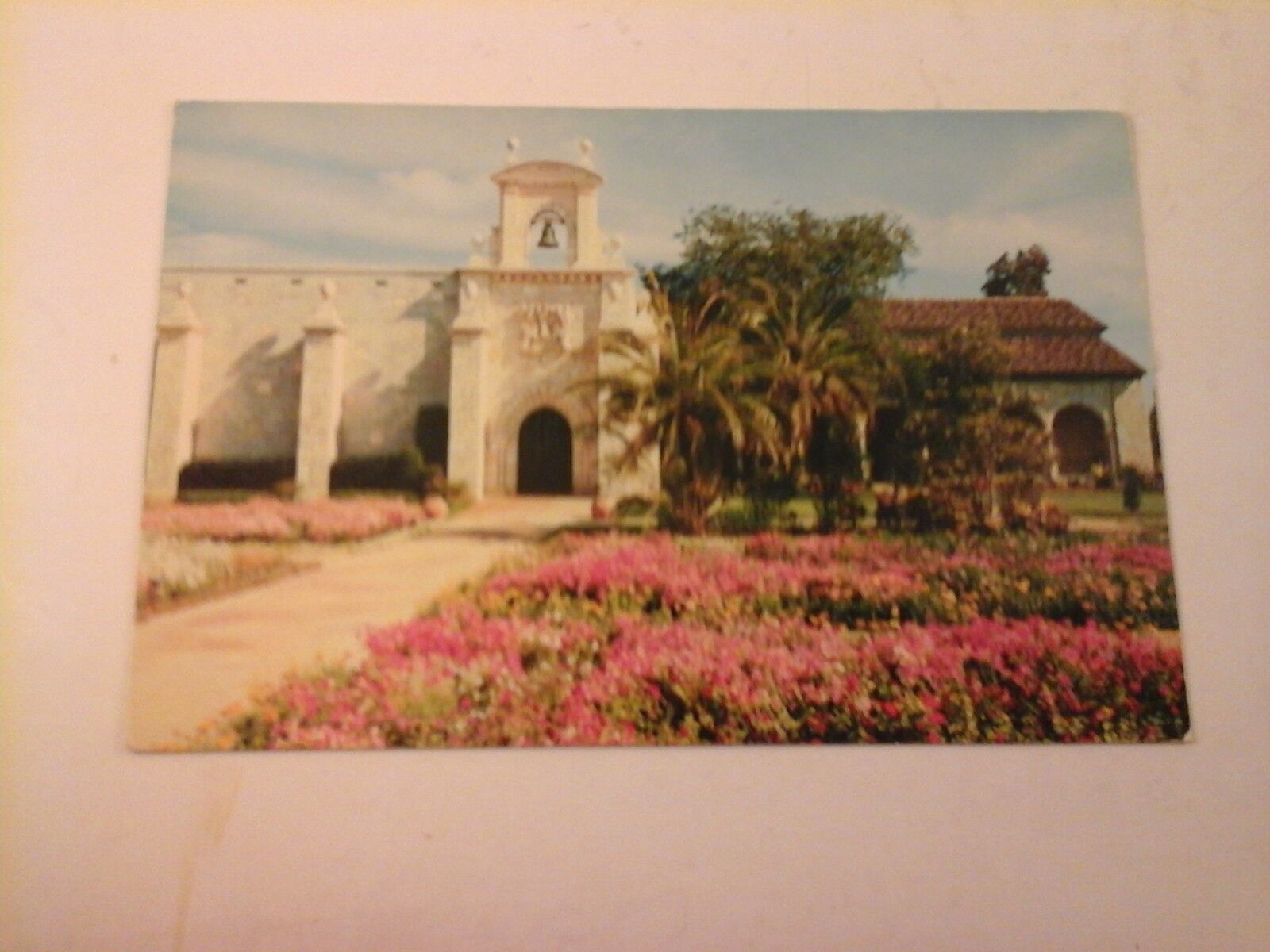 Vtg 1950\'s-1960\'s Postcard ANCIENT SPANISH MONASTERY, Miami, FL